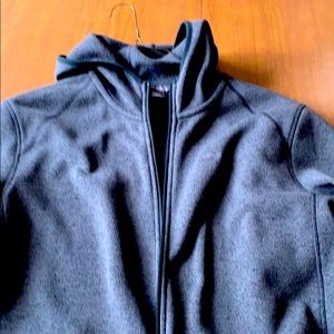 Eddie Bauer zipper sweater with hood